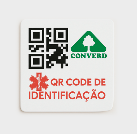Adesivo MyLife com QR Code