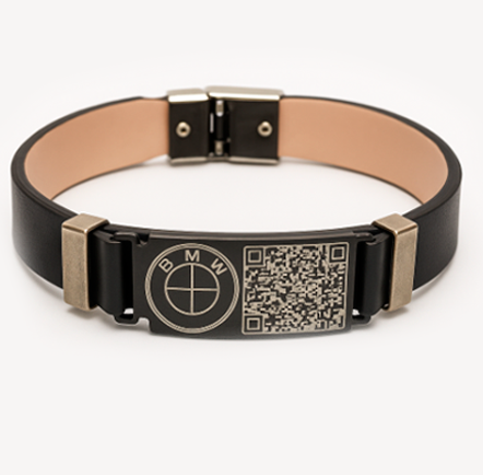 Pulseira BMW com QR Code
