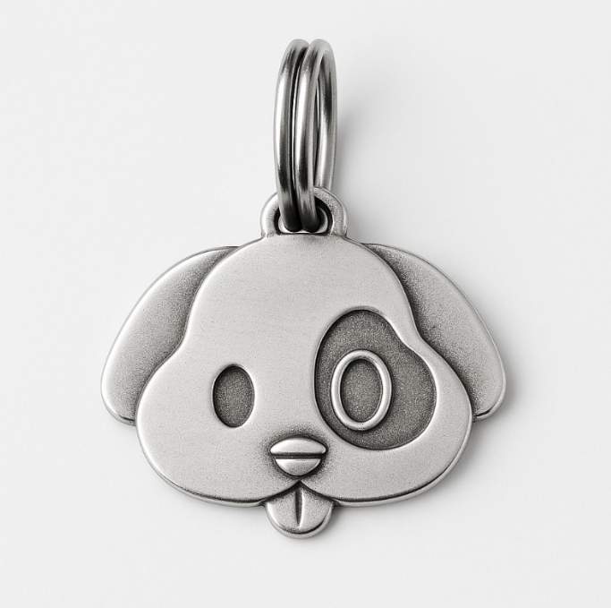 Pingente Face de Cachorro