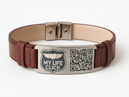 Pulseira MyLife com QR Code